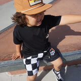 Burn Out Mesh Shorts