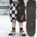 Burn Out Mesh Shorts