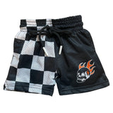 Burn Out Mesh Shorts