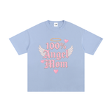 Women's 100% Angel Mom Tee