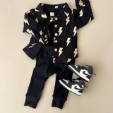 Black Bolts Shacket