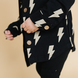 Black Bolts Shacket