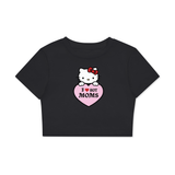 Women's Hot Mom Fan Club Crop Top