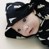Black Bolts Hooded Bubble Romper