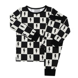 Checks & Bolts Bamboo Two Piece Set