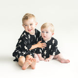 Black Bolts Shorts Set
