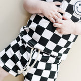 Checkered Shorts Set