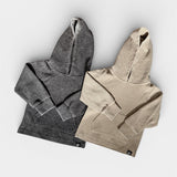 STORM WASHED • WAFFLE HOODED LONG SLEEVE