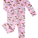 PoshTOT Hello Kitty Pink Candy Cane Bamboo Sleeper