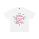 Women's 100% Angel Mom Tee