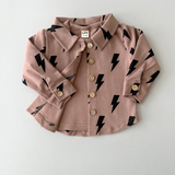 Mocha Bolts Shacket