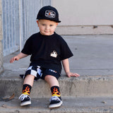 Burn Out Mesh Shorts