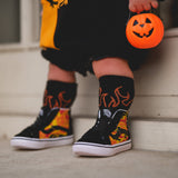 Orange Flame Socks