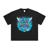 Women's Rhinestone Pawpstar Cat Mom Tee