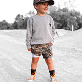 Camo Checkered Boardshorts