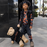 Orange Camo 2 Piece Lounge Set