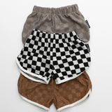 Checker Terry Shorts