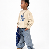 GREEDY BABY Varsity Kids Tee