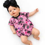 Moto Smiles Bubble Romper