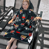 Tattoo Flash Hooded Towel