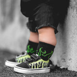 Green Flame Socks