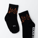 Orange Flame Socks