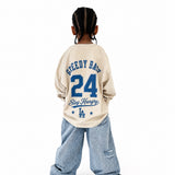 GREEDY BABY Varsity Kids Tee