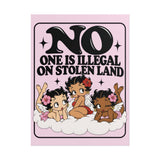 No One Is Illegal Art Poster