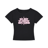 Girl Math Zodiac Baby Tee