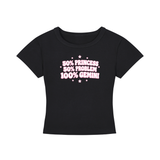 Girl Math Zodiac Baby Tee