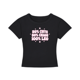 Girl Math Zodiac Baby Tee