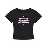 Girl Math Zodiac Baby Tee