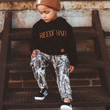 Greedy Baby Signature Logo Hoodie