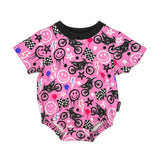 MOTO SMILES BAMBOO BUBBLE ROMPER
