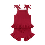 Baby Girl's Staple Knit Set