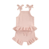 Baby Girl's Staple Knit Set