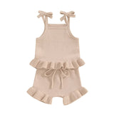 Baby Girl's Staple Knit Set