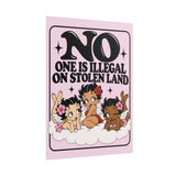 No One Is Illegal Art Poster