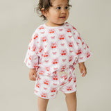 Checkered Cherry Shorts Set