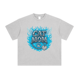 Women's Rhinestone Pawpstar Cat Mom Tee