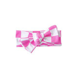 Checkered Bubble Gum Headband