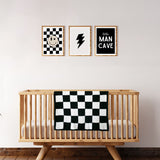 Checkered Plush Blanket