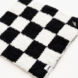 Black Checkered Plush Lovey