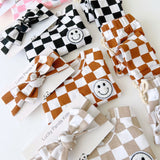Pink Checkered Smiley Lounge Set