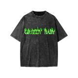 Kids Snow Washed Flame Tee