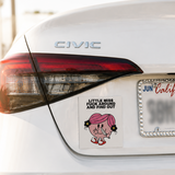The Warning Label Car Magnet