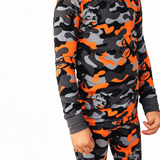 Lil' Orange Camo Lounge Set